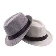 Kids Budak Fedora Boy Girl Hat Cap Summer Beach Straw Sun Hat Outdoor Beach Sunscreen Sun Parent-chi