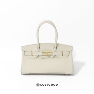 [LoveGood] Élevé Queen Bag Genuine Togo Calfskin Material Size 11.5" Comes With A Long Shoulder Stra