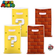 Super Mario Bros Gift Bags Prince Peach Candy Bag for Girls Boy Birthday Party Decor Cookie Package Bag Baby Shower Party Supplies