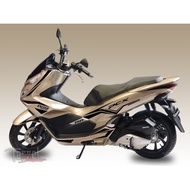 Pcx Sticker Stripping Gold Sticker 1