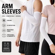 Qstar Aqua Cool Sun Protection Premium Handsocks Full Arm Sleeve Sarung Lengan Biasa