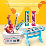 Simulation Musical Instrument Electric Saxophone Trumpet Clarinet Music Toy