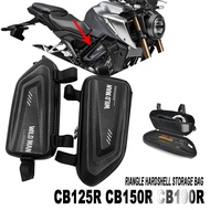 For Honda CB125R CB150R CB190R CB250R CB300R CB500X CB500R motorcycle modified side bag waterproof triangle side bag hard shell