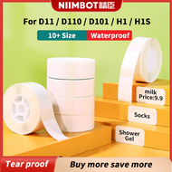 【White label】NIIMBOT D11 / D110 / D101 / H1 / H1S Label printing paper, self-adhesive, three proof t