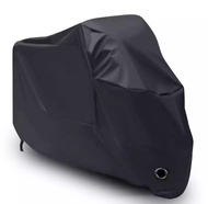 ผ้าคลุมรถมอเตอร์ไซค์ บิ๊กไบค์ จักยาน กันน้ำ กันแดด กันฝุ่น สีดำ Royal Enfield Interceptor 650 GT 650