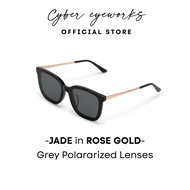 Cyber Eyeworks "JADE" Sunglasses – Rose Gold/Black/Gold/Silver, 51-16-140, Eyewear, Unisex