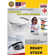 SAFETY FACE SHIELD GOGGLES/CLEAR/FACE SHIELD
