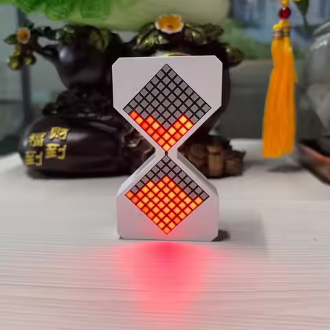 Cyber Style LED Electronic Hourglass 1-30 Min Timer with Gravity Sensing DIY Digital Sand Clock Home
