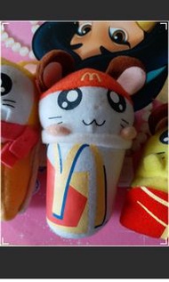 玩具 香港 hong kong 麥當勞 McDonald 開心樂園 哈姆太郎  Hamtaro 公仔 soft Toy  日本 JAPAN TVB 經典 卡通  動畫 大嘴鳥 加菲貓 寵物小精靈  H