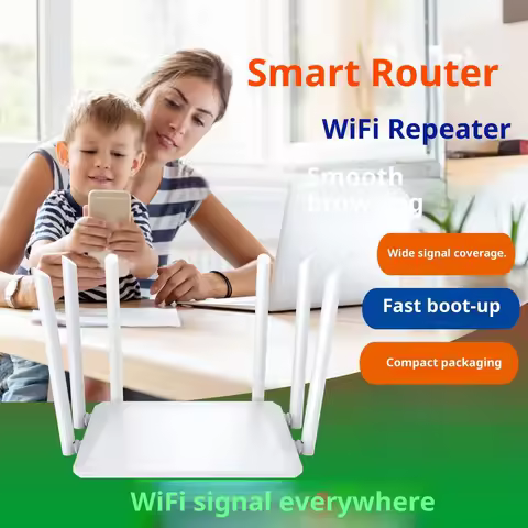 2026 NEW AC1200Mbps Dual Band 4G Router 802.11ac 2.4G 300Mbps 5.8G 867Mbps 5 RJ45 10/100Mbps WAN LAN