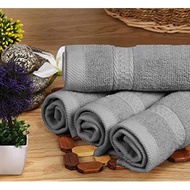 Utopia Towels Cool Grey Bath Towel 600 GSM Ring Spun Cotton Highly Absorb Ready Stock