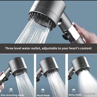 3 Modes Shower Head High Pressure Showerhead Portable Filter Rainfall Faucet Tap Bathroom Bath Home Innovative Accessories