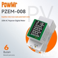 PZEM-008 1pc Din Rail Power Energy Meter Electronic Kwh Meter Wattmeter Multi Digital Ammeter Voltme