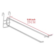 [Kesoto3] 10Pcs Grid Wall Hooks Strong for Grid Panel Display Rack Garage Retail Panel 25cm