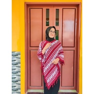 Produk cardigan rajut ponco rawis/atasan wanita rajut batik rumbai /