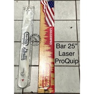 MESIN Bar 25” Laser ProQuip LoggerPro Chainsaw Guide Bar 25 inch Chainsaw Senso 5200 5800 7800