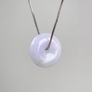 【願‧平安】紫羅蘭翡翠平安扣項鍊 | 天然緬甸玉A貨翡翠 | 送禮