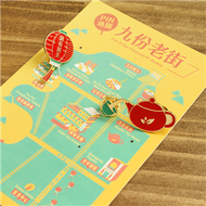 《PIN地圖-九份》徽章與明信片組 【MIIN GIFT】 (新品)
