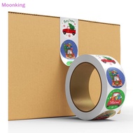 Moonking 500Pcs/roll Christmas Children's Toy Gift Decoration Sticker Sealing Sticker Merry Christmas Self-adhesive Labels Gift Sticker NEW