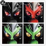 Motorcycle sticker body headlight protection modification sticker lens sticker for Kawasaki ninja 25