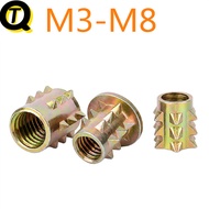 Zinc Alloy with Insuke Furniture Nut Thorn Nut Thorn Nut Wusuke Furniture Link Pre-Buried M3M5-M8