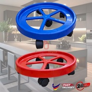 Roda Tong Gas/ Troli Tong Gas Plastik/ Gas Trolley/ 4 Roller Gas Stove