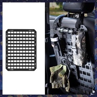 (GCFK) Car Seat Back Molle Panel Molle Panel Organizer for Car SUV Truck Equipment Modular for Pouch