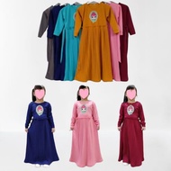 Jubah Budak Perempuan Jubah Kanak Kanak Muslimah Jubah Plain Budak Perempuan Girl Dress Jubah Labuh 
