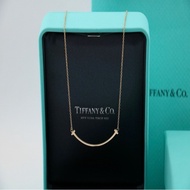 tiffany蒂芙尼T系列Smile黃金微笑項鍊小號