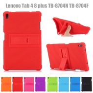 Soft Silicone Case for Lenovo Tab 4 8 Plus TB-8704N TB-8704F Tablet Funda Cover for Lenovo Tab4 8 Pl