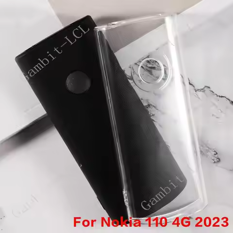 For Nokia 110 4G 2023 Nokia110 1.8" Silicone Smartphone Phone Protective Back Shell Soft TPU Case Sh