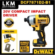 DEWALT DCF7871D2-B1 20V COMPACT BRUSHLESS CORDLESS IMPACT DRIVER