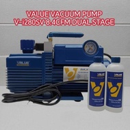 V-i280SV VALUE vacuum pump 8.4CFM dual stage airconditioning compressor mesin pam oil refrigeration 