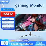 Expose Computer Monitor  27 inch FULL HD 1080P/2K/4K Monitor Curved Surface 75/165HZ HDMI Office Home Game Laptop Computer Monitor