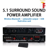 Power Amplifier 5.1 Channel Home Theater Karaoke Bluetooth