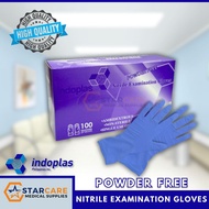 INDOPLAS Nitrile Examination Gloves 100Pcs