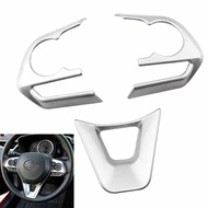 July new❤️3Pcs Car Steering Wheel Button Panel Cover Trim For Toyota for RAV4 2019-2024