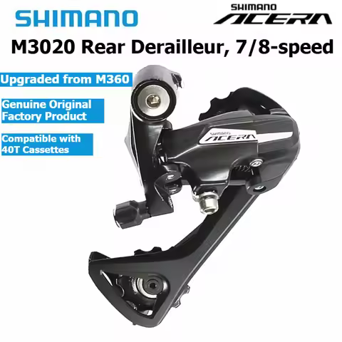 SHIMANO Acera RD‑M3020 Rear Derailleur for MTB 8‑Speed/24‑Speed Compatible