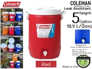 Coleman Beverage Cooler 5 Gallon #ถังน้ำแข็ง18.9 L/ลิตร
