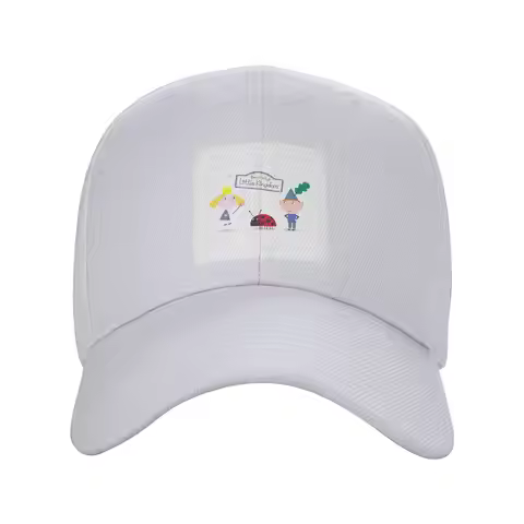 Fashion Ben and Holly Curved Brim Baseball Cap Denim Curved-Brim Hat Caps