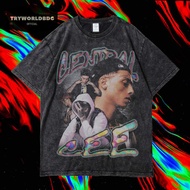 TRYWORLDBDG OFFICIAL "CENTRAL CEE" OVERSIZED T-SHIRT | WASHED T-SHIRT | STONE WASH | OVERSIZED T SHI