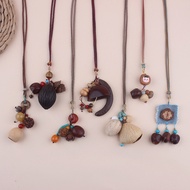 Acorn Hanging Chain Long Pendant Sweater Chain Mori Series Plant Dried Fruit Fresh Pastoral Style Nu