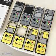For Samsung Z Flip 3 4 5 6 7 ZFold Creative Games Console 3D Design Couple Soft TPU Anti-scratch Pho