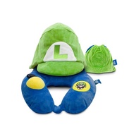 【全球首發】官方授權 Super Mario 3D Luigi 連帽充氣枕