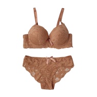 Bra Set Bra + Cd Import / BH Set Pakai Busa Kait Tiga Terbaru / Pakaian Dalam Wanita Bra + Cd