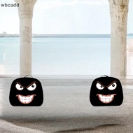 Wbcadd 2PCS Funny Big-eyed Cartoon Print Car Headrest Cover, Suitable For Travel And Dailymuting,for