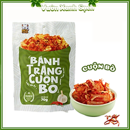 Bánh tráng trộn gà quay / Thập cẩm siêu vị / Bò cuộn/Mèo food 70g
