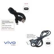 (black) usb C & micro charger cable vivo iQOO U5 (V2165A/PD2165AM) - vivo iQOO U5x (V2180GA) - vivo 