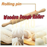 PRO🏠Dough Roller Wooden Pin pastry Wooden Rolling Pin Dough Roller Solid Wood / Penggelek Doh Tepung