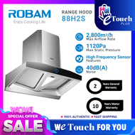 Robam NEW AI Cooker Hood I 2800M3/hr with Powerful BLDC motor I Noice Reduction | High Frequency Sen